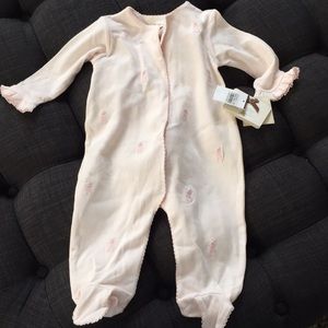 Baby soft one piece footy, brand new 6M